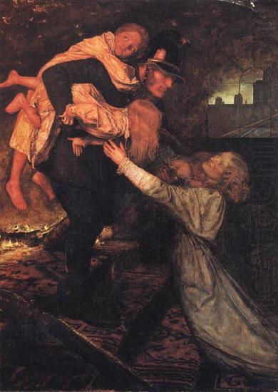 Sir John Everett Millais The Rescue china oil painting image